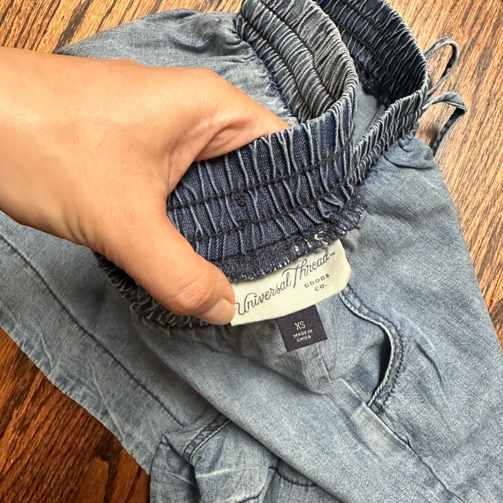 Universal Thread Blue Shorts Lightweight Drawstri… - image 5